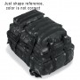 REEBOW GEAR Military Tactical Backpack Large Army 3 Day Assault Pack Molle Bug Bag Backpacks Rucksacks for Outdoor Hiking Camping Trekking Hunting Black