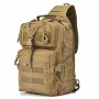 Tactical Sling Bag Pack Military Rover Shoulder Sling Backpack EDC Molle Assault Range Bags Day Pack with USA Flag Patch Tan Tactical Sling Bag Pack Military Rover Shoulder Sling Backpack EDC Molle Assault Range Bags Day Pack with USA Flag Patch Tan