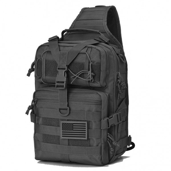 Gowara Gear Tactical Sling Bag Pack Military Rover Shoulder Sling black NEW 