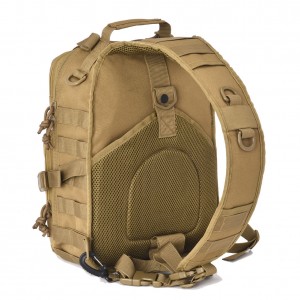 Gowara Gear Tactical Sling Bag Pack Military Backpack Range Bags Tan