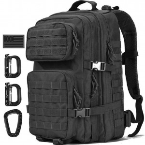Wycoff Gear Military Tactical Backpack Large Army 3 Day Assault Pack 40L Black