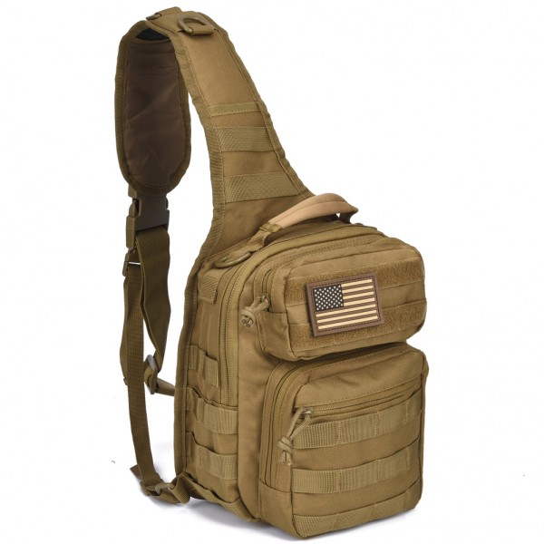 DIGBUG Tactical Sling Bag Pack Military Rover Shoulder Sling Backpack Molle  Assault Range Bag Everyday Carry