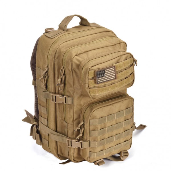  REEBOW GEAR Military Tactical Backpack Large Army 3 Day Assault  Pack Molle Bag Backpacks (Woodland Camo) : Sports & Outdoors